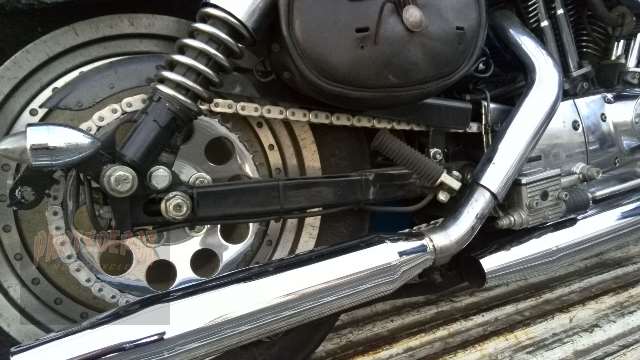 スポーツスター　チェーン交換　改造申請　車検